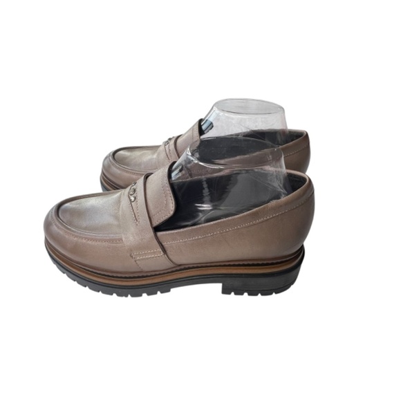 Miz Mooz Leather Loafers - Damian Taupe EU 39 (US 8.5-9) - Picture 4 of 11